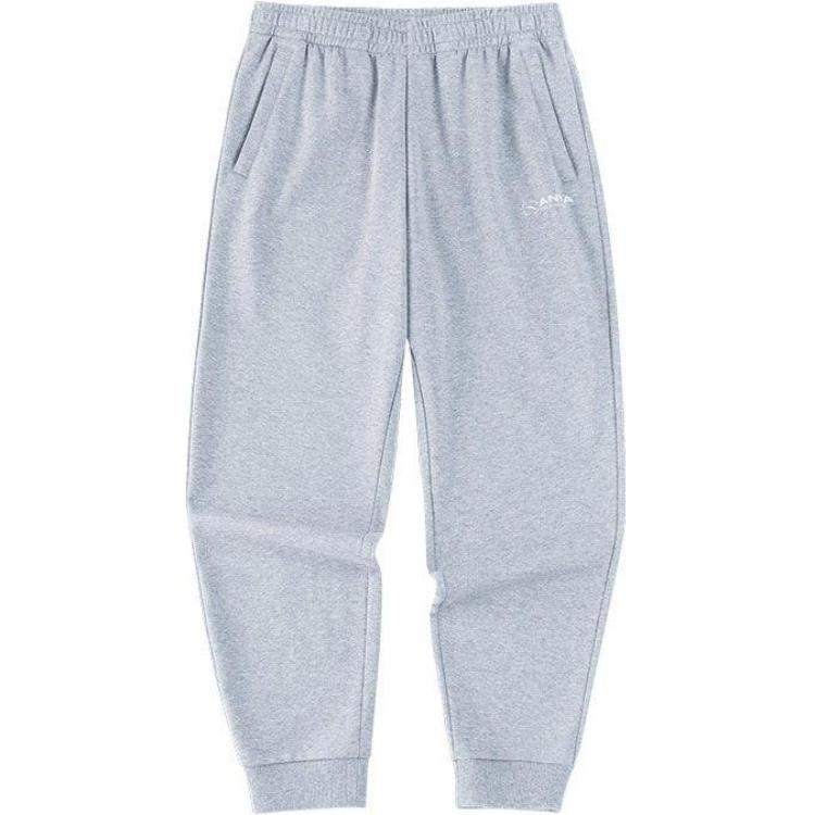 

ANTA Вязаные спортивные штаны мужские серые