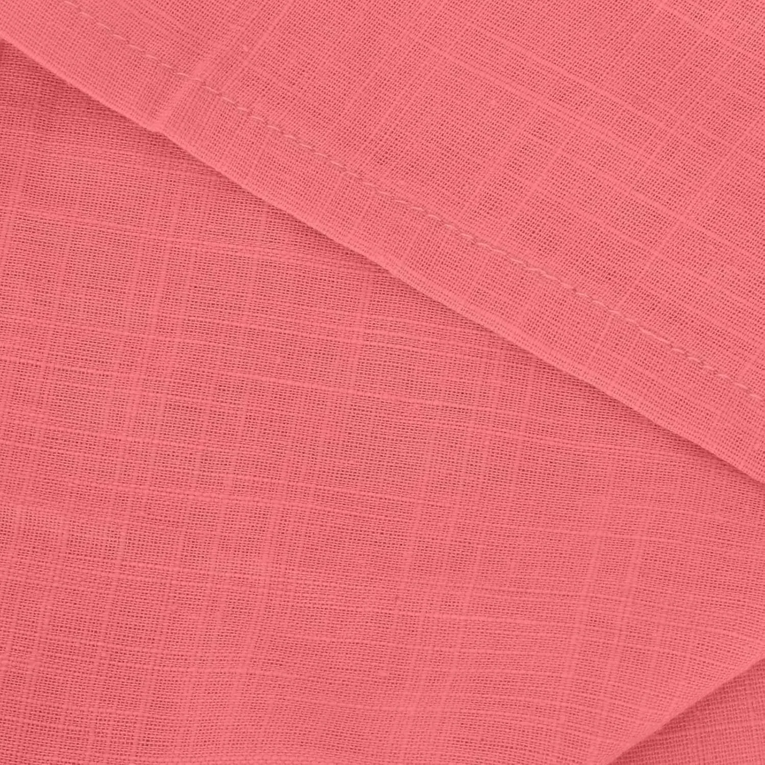 Блуза женская с длинным рукавом, Cotton Linen, красная — фото 4
