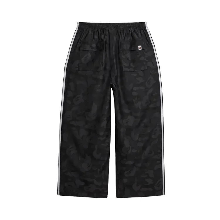 Брюки Adidas x BAPE Jacquard 'Black' — фото 2