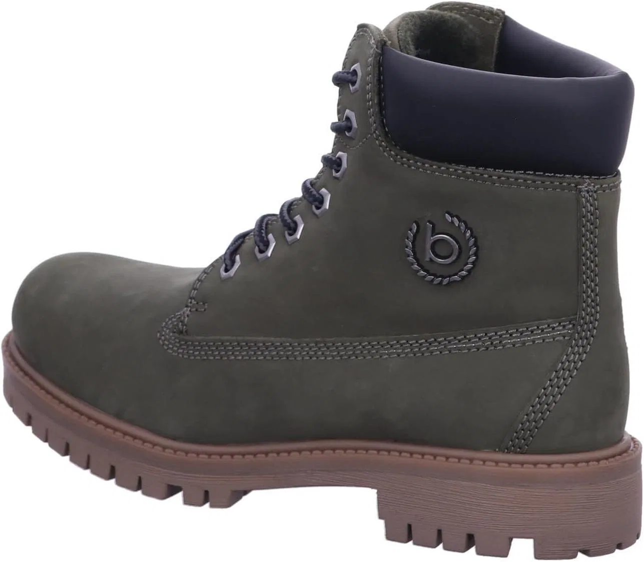 Ботинки bugatti Herren Schnürboots ANV30, Green Black — фото 3
