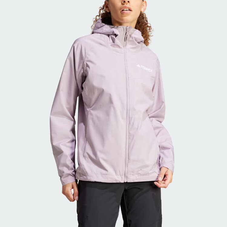 Куртка женская для активного отдыха, цвет лотоса Adidas — фото 2