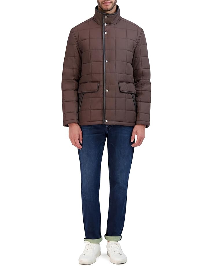 

Куртка Cole Haan Box Quilt Jacket, цвет Wren