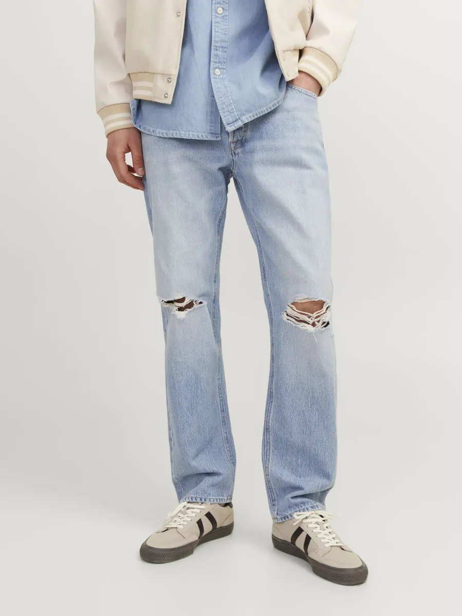 

Джинсы свободного кроя Jack & Jones "JJICHRIS JJORIGINAL SBD 921 SN", синий