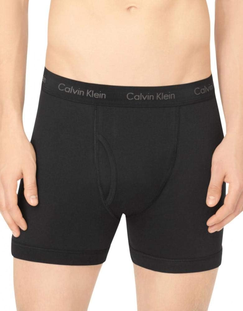 

Мужские хлопковые классические трусы-боксеры Calvin Klein, упаковка Multi-Pack, Black 2021