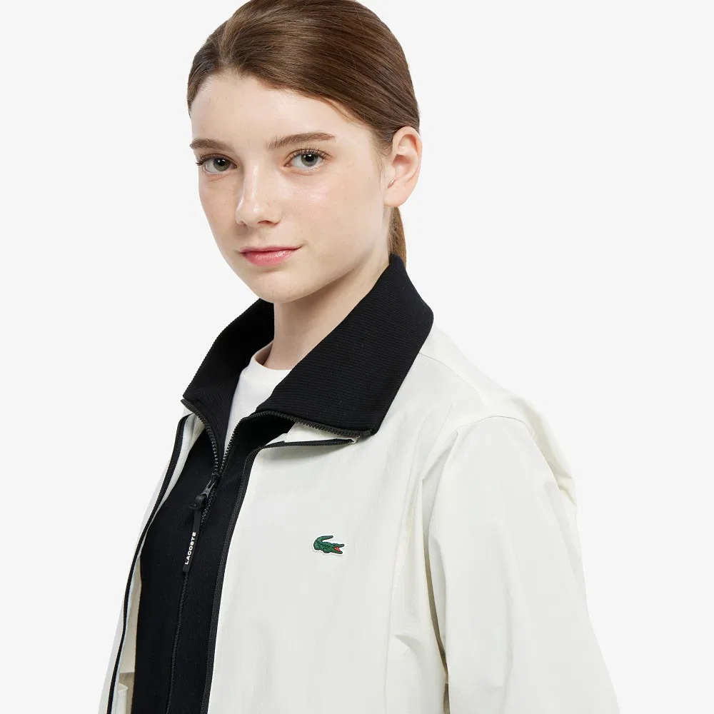Куртка Lacoste офф-уайт однослойная — фото 2