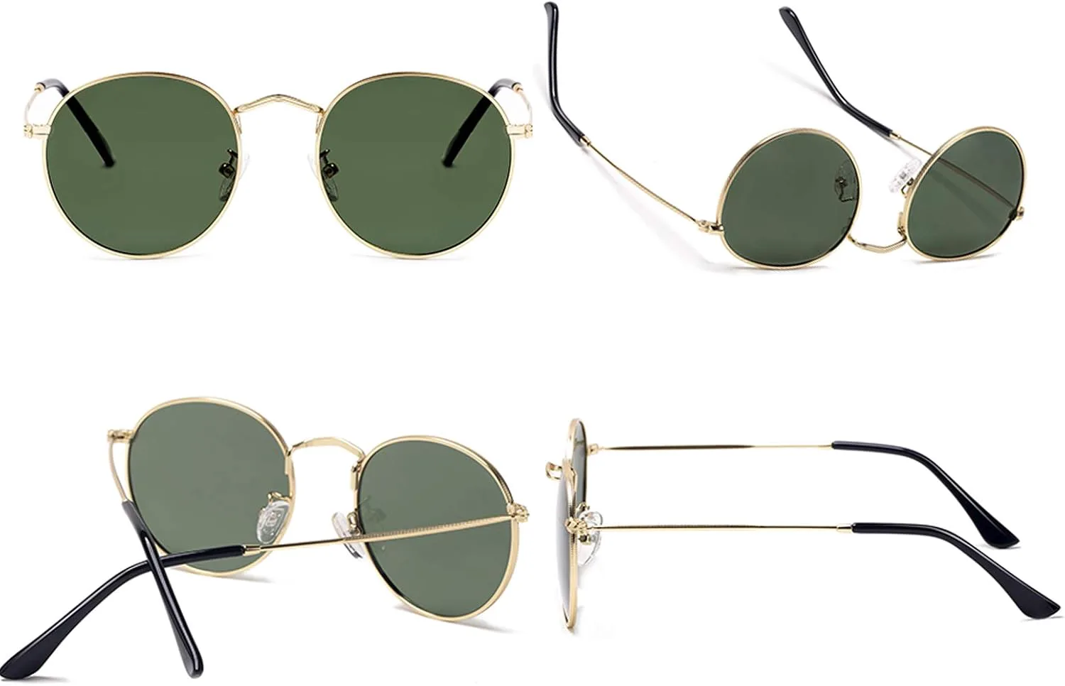 

Поляризованные круглые солнцезащитные очки Htms в стиле ретро, зеркальные линзы, металлическая оправа. Цвета: золото-черный, золото-серый, золото-коричневый. Унисекс