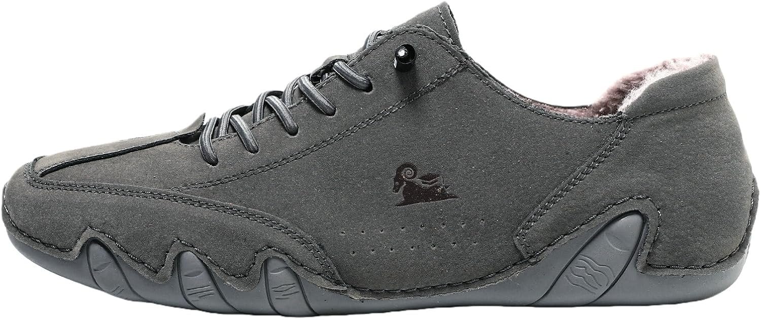 

Мужские и женские водительские туфли Комфортные ручной работы Чакка Повседневные туфли Лоферы Легкие слипоны Кроссовки Нескользящие Походные Стиль для кемпинга Походов Beck Обувь для улицы Прогулочные балетки Toumov, серый