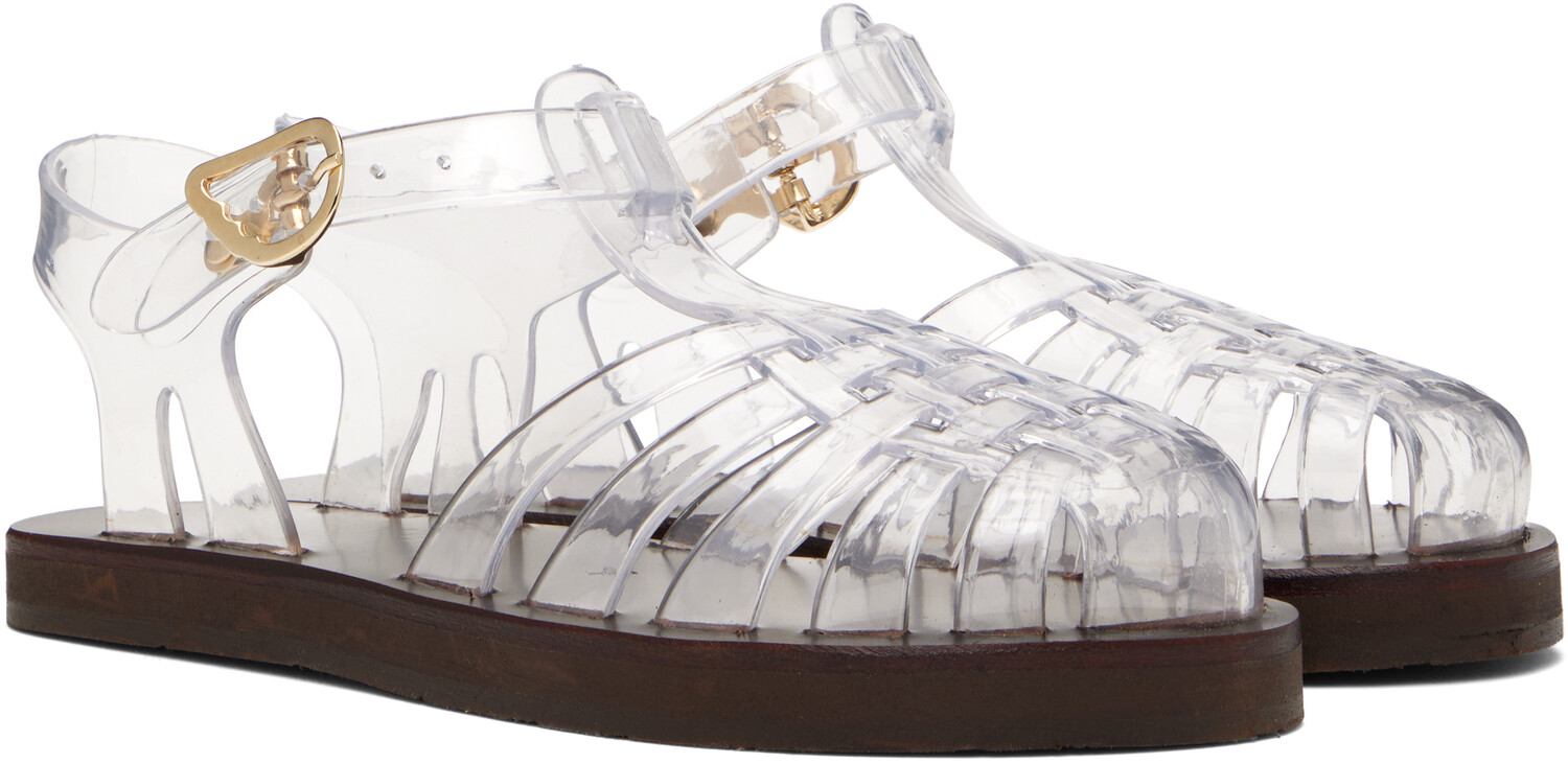 Прозрачные босоножки Homeria Jelly Ancient Greek Sandals, Clear — фото 4