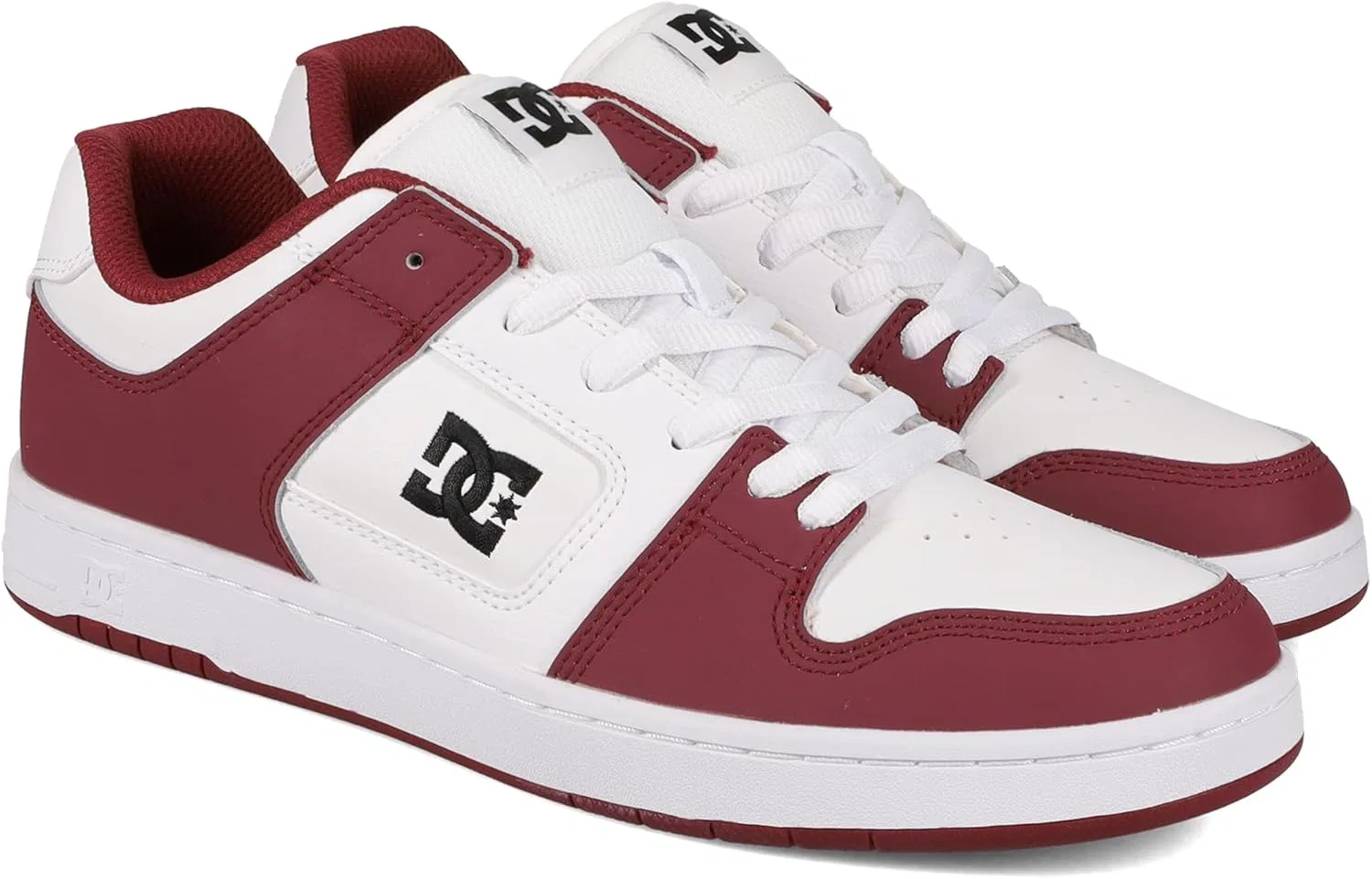 Мужские скейтбордические кроссовки DC Manteca 4, White, Dark Red, Black