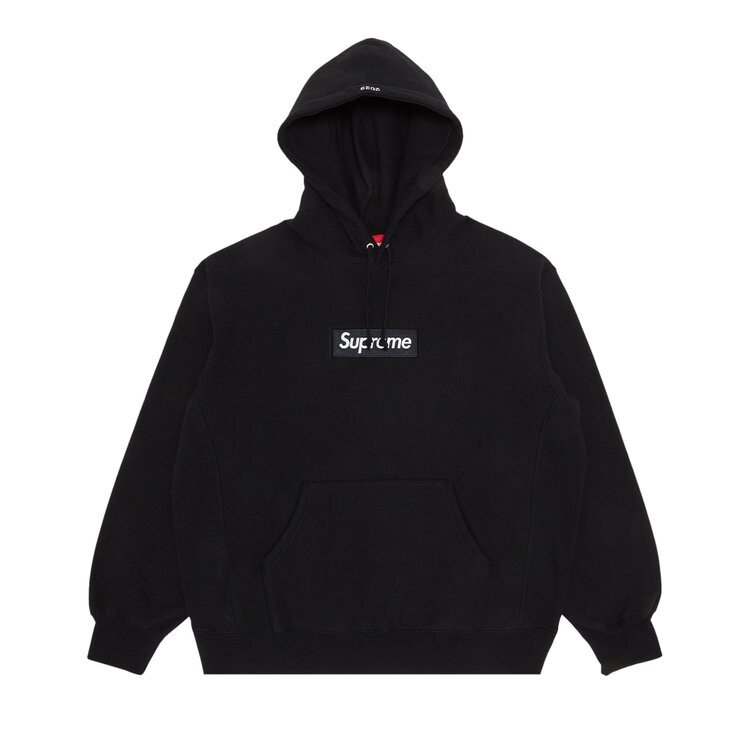 

Толстовка Supreme Box Logo Hooded 'Black', черный