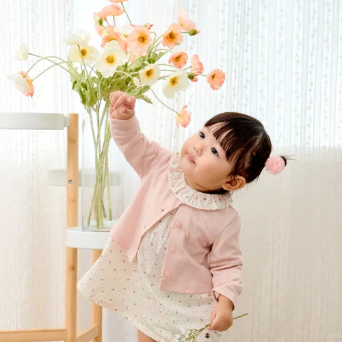 Детское платье ORGANICMOM с кардиганом