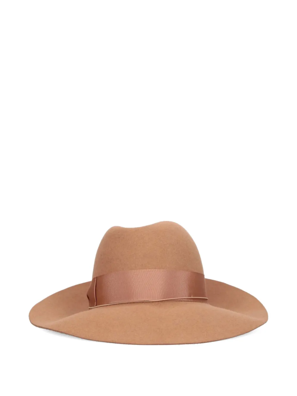 

Шляпа Monica с отделкой в виде ленты Borsalino, коричневый