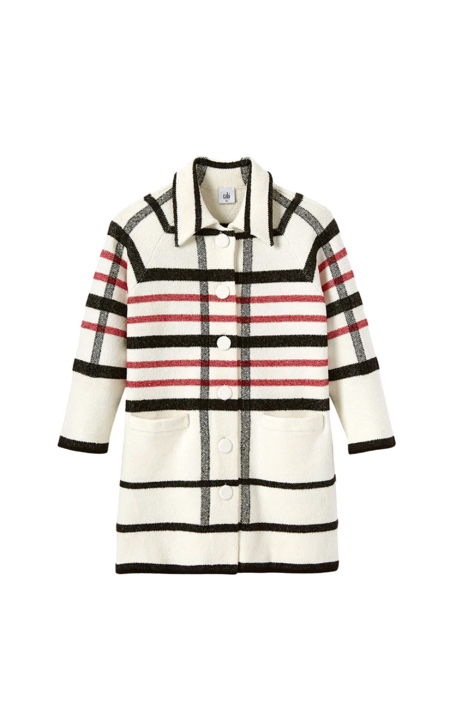 

Женская куртка в клетку Executive Plaid cabi