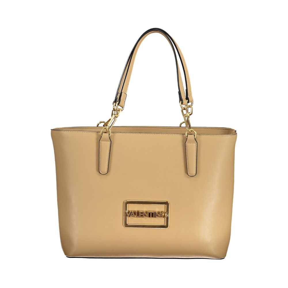

Бежевая полиэтиленовая сумка Valentino Bags