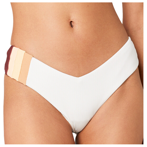 

Низ бикини Rip Curl Women's Block Party Hi Leg Skimpy, цвет Bone
