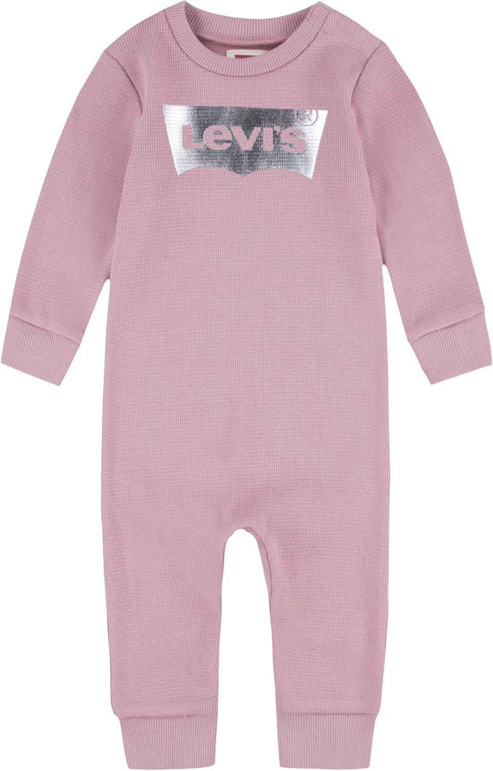 

Комбинезон унисекс для малышей Levi's вафельной вязки, Blush/Silver