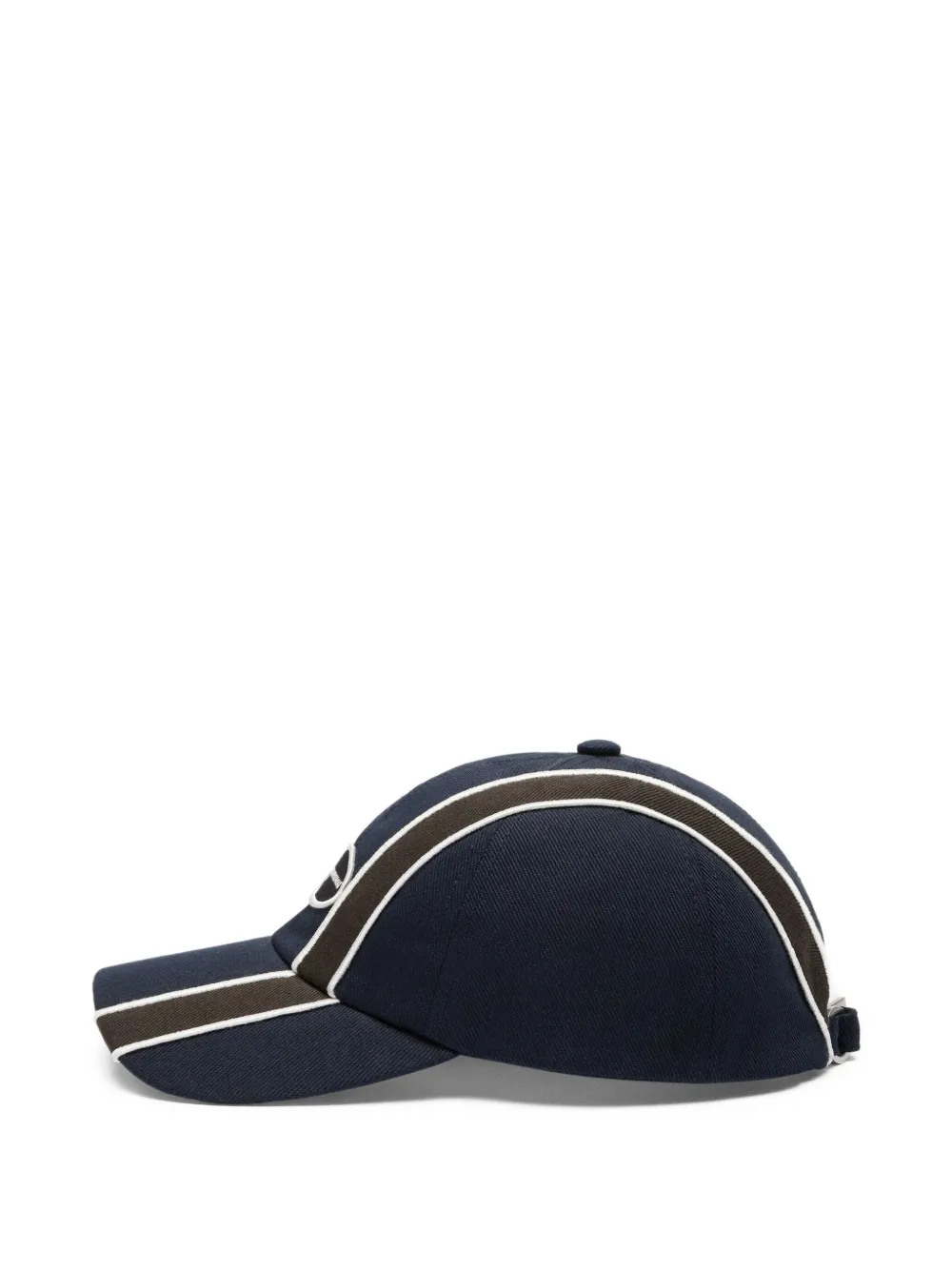 Кепка La Casquette Aero в полоску с нашивкой-логотипом Jacquemus, синий — фото 2