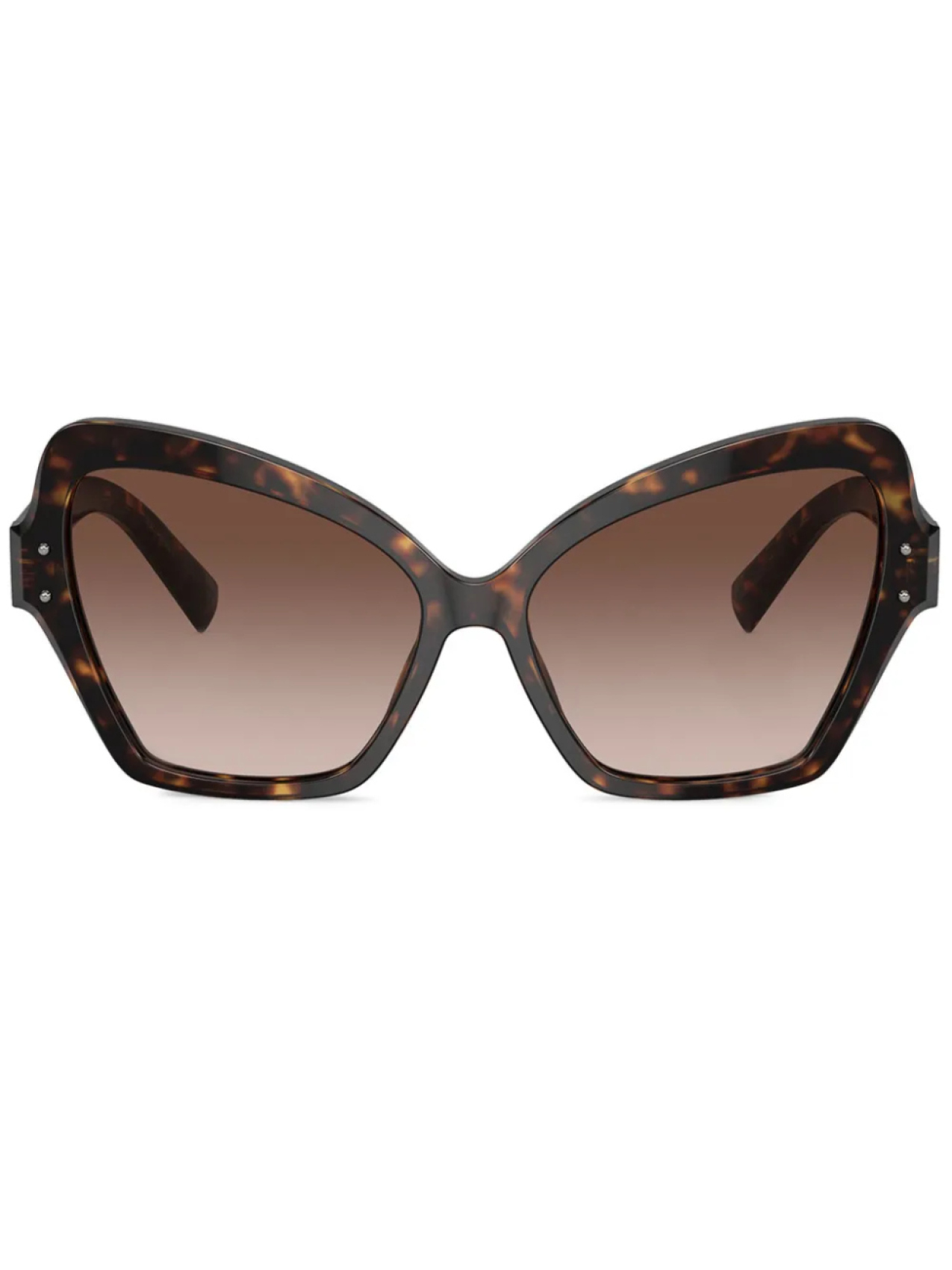 

Dolce & Gabbana Eyewear солнцезащитные очки в оправе 'кошачий глаз', коричневый