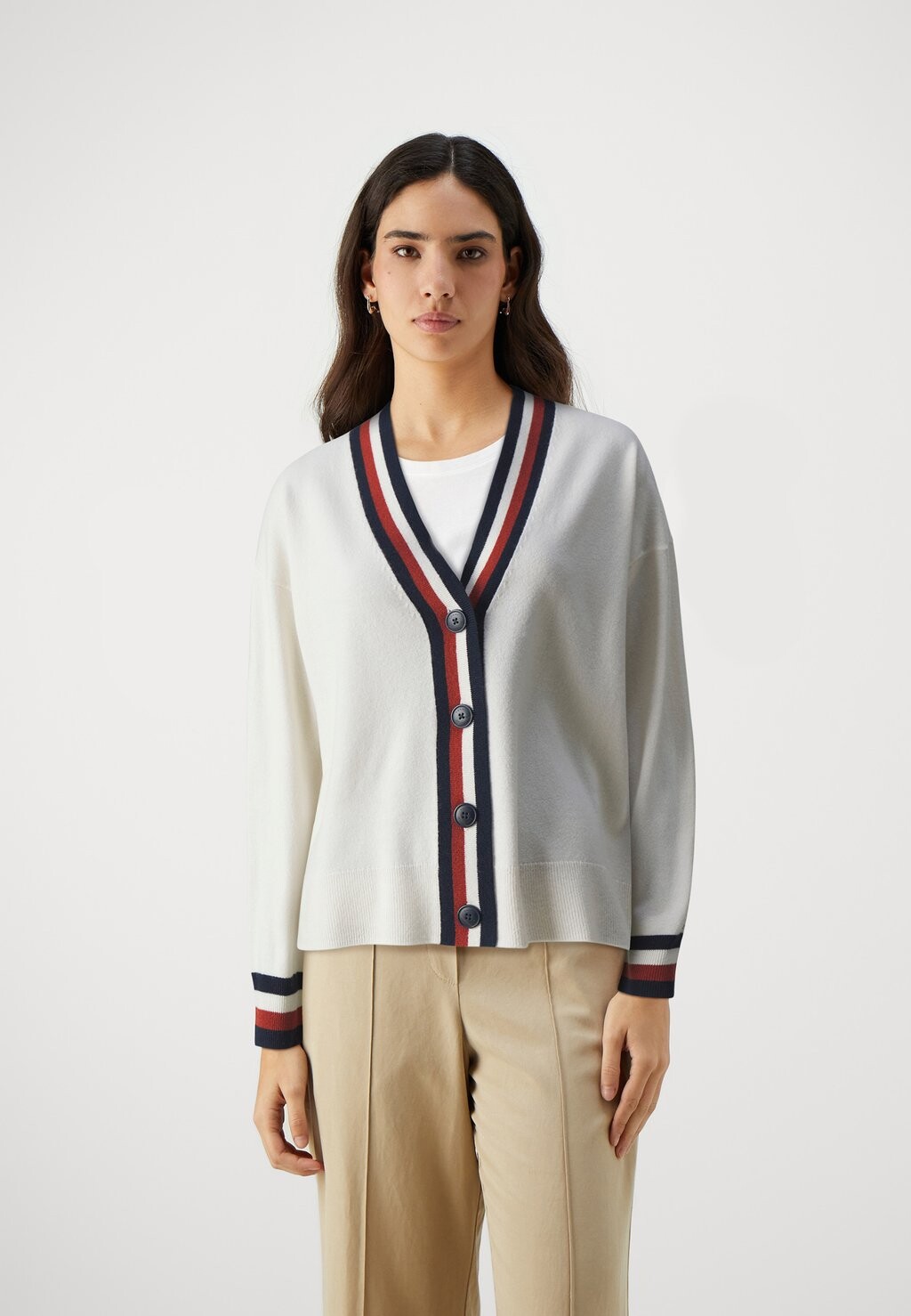 

Кардиган GLOBAL CASH CARDIGAN Tommy Hilfiger, цвет Ivory Petal