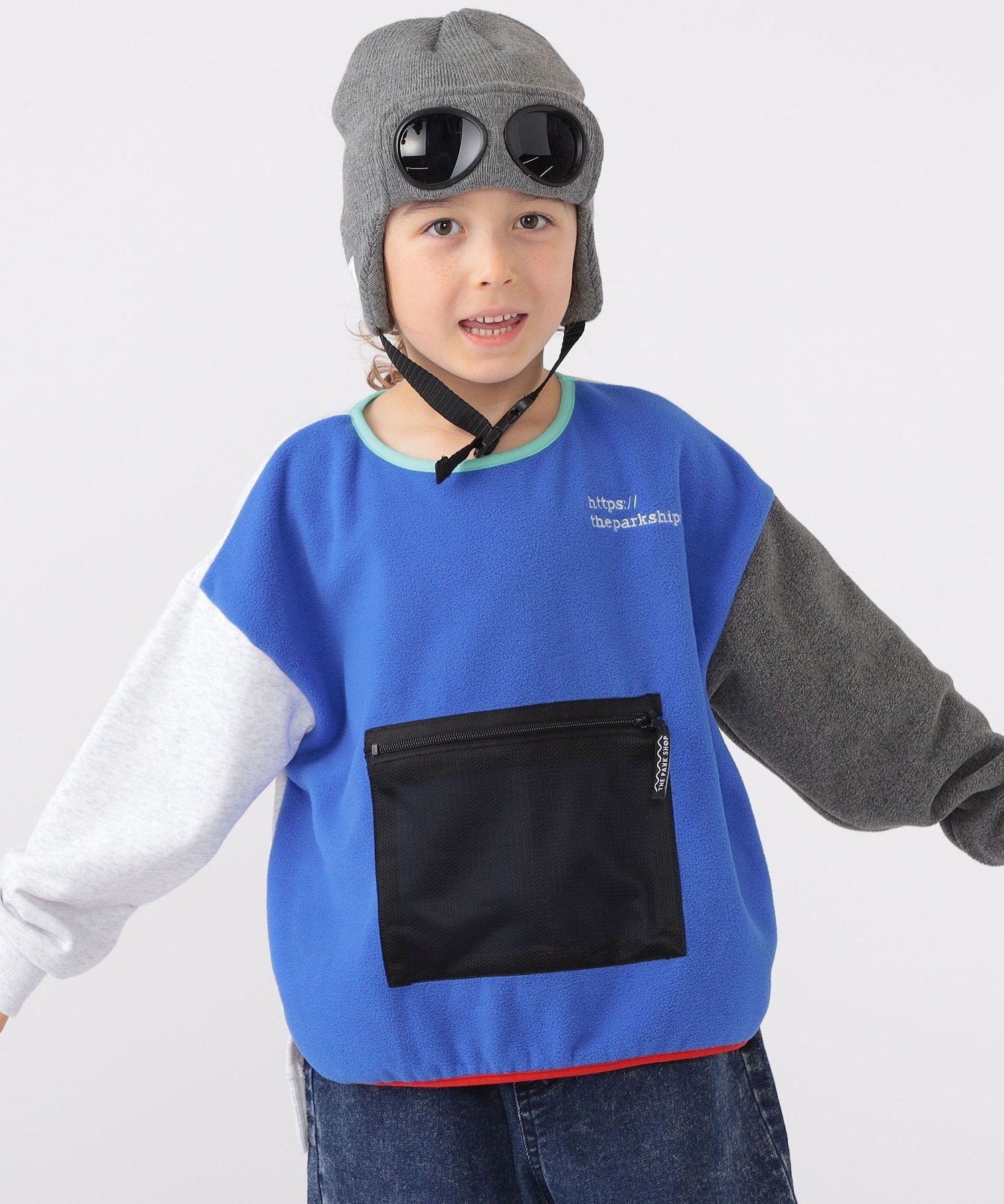 Свитшот Магазин "Парк": 115~145 см / Разноцветный флис Ships Kids, Royal Blue — фото 3