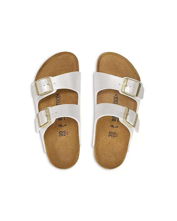 Детские сандалии Arizona - для малышей и детей младшего возраста. Birkenstock, White — фото 2
