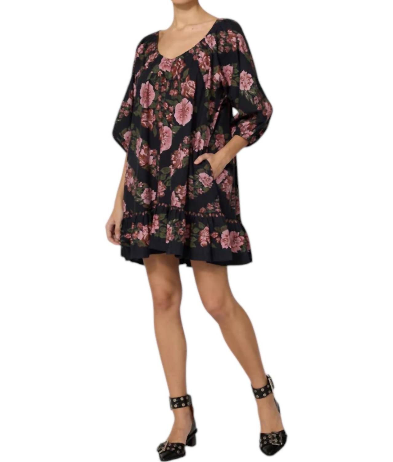 

Мини-платье Haley с принтом «Джульетта» Cleobella, цвет juliet print