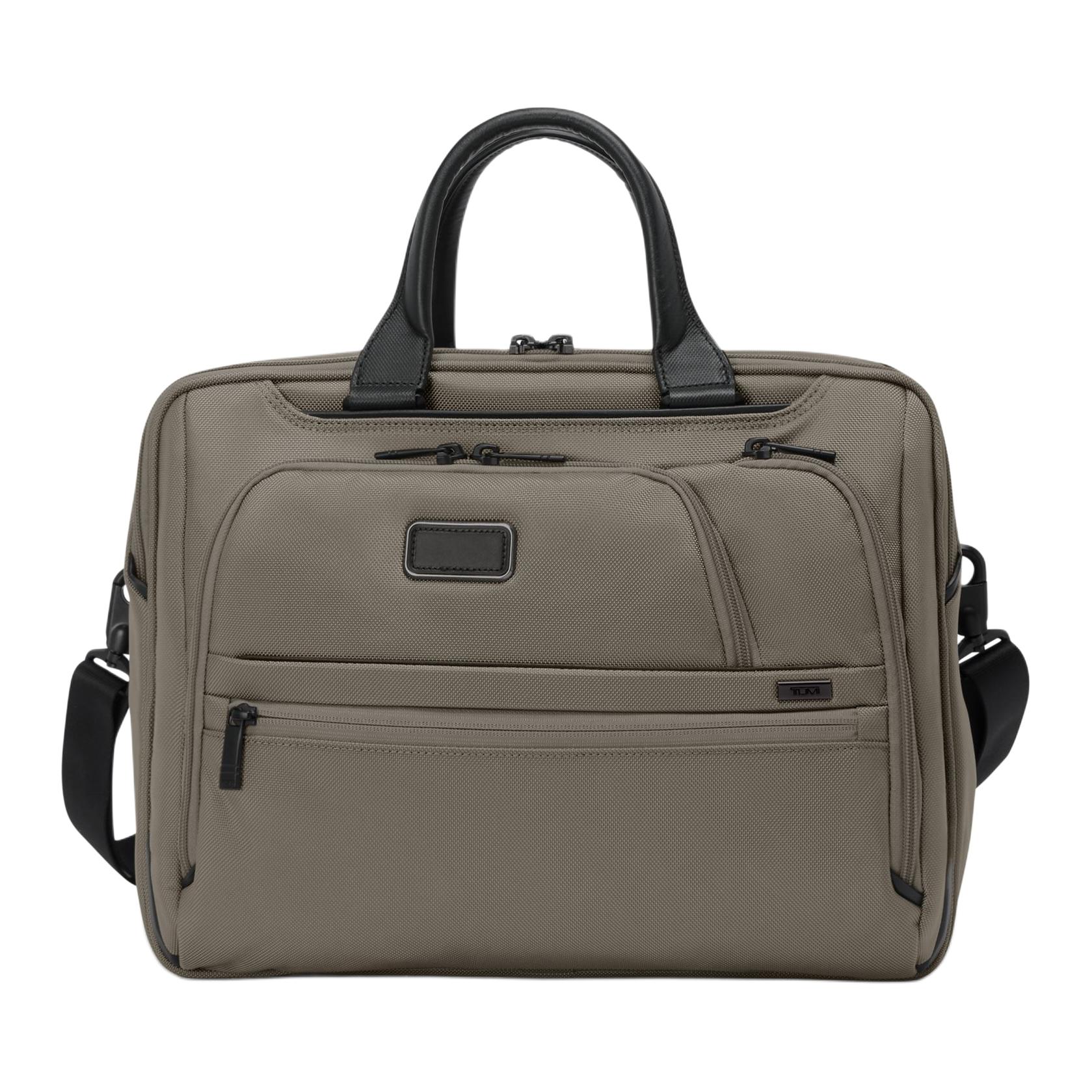 

TUMI Средний нейлоновый портфель Unisex Gray