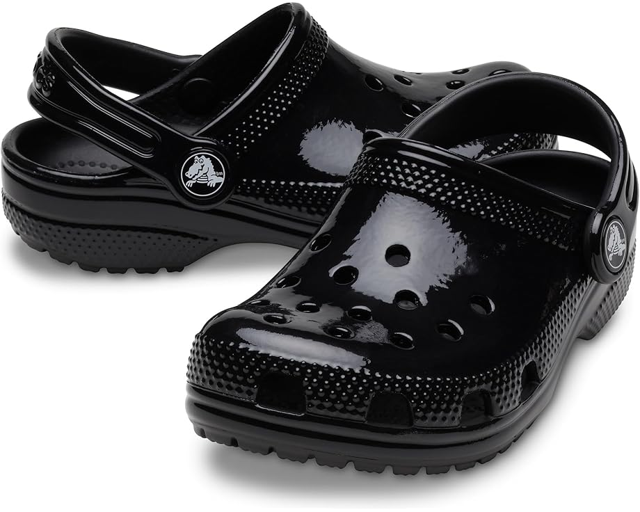 

Сабо Crocs Kids Classic High Shine Clog, черный