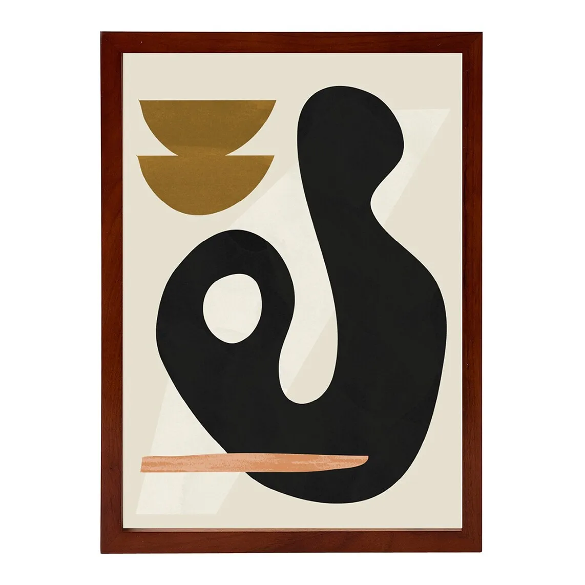 

Скульптурный принт The Poster Club + полная фоторамка Тора El Corte Inglés, орех