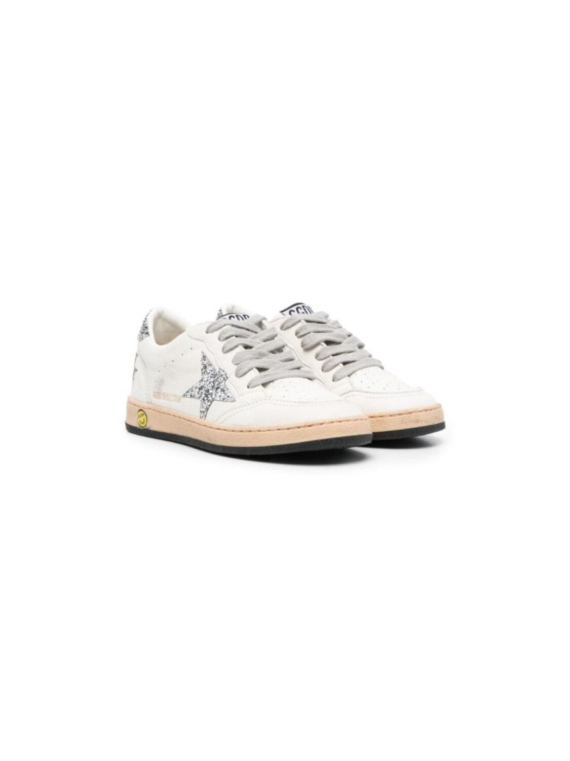 

Golden Goose Kids кеды с нашивками, белый