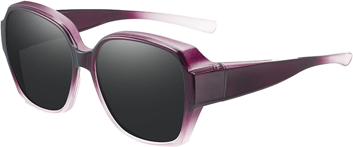 

Очки с обтекаемой формой - квадратные очки с защитой от УФ-излучения, поляризованные солнцезащитные очки | Поляризованные солнцезащитные очки, надеваемые поверх обычных очков Generic, As Picture