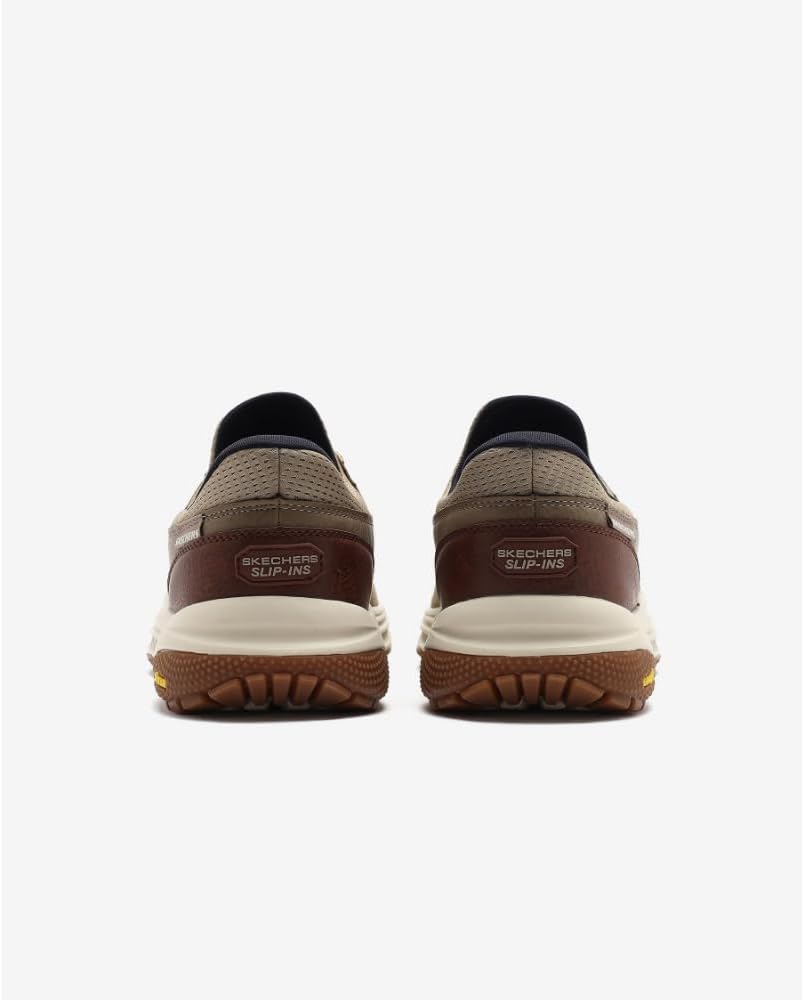 Мужские модные кроссовки Skechers Meroe-Alden, Taupe — фото 2
