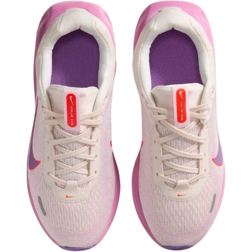 Детские кроссовки для бега Stellar Ride Rebound Breathable Low top Pink Purple Unisex Nike — фото 4