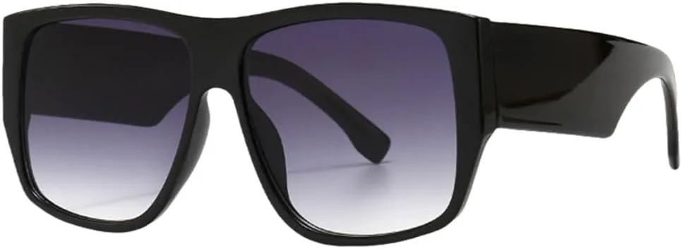 

Солнцезащитные очки с градиентными линзами 2027 года, большие солнцезащитные очки в стиле ретро, ​​квадратные солнцезащитные очки для женщин MTZJH, Wty005 Black