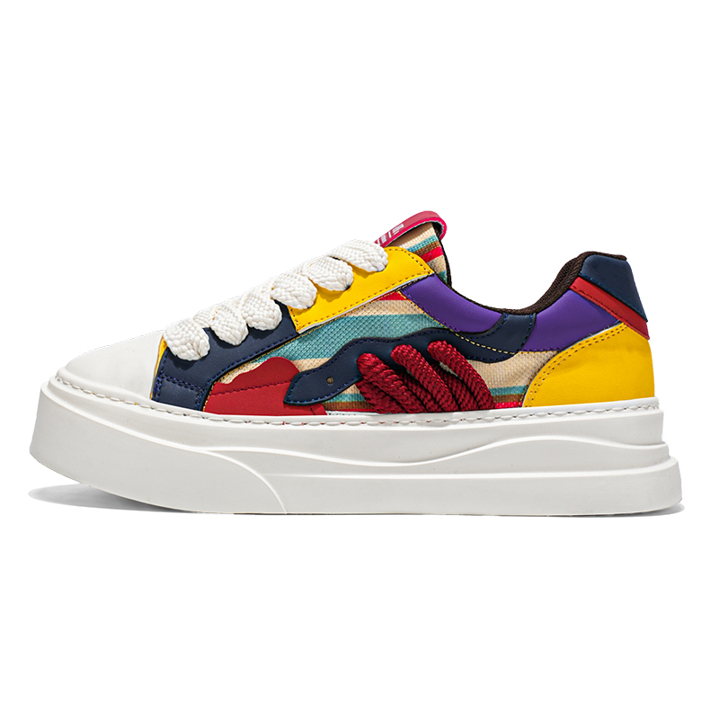 

Легкие и дышащие низкие мужские кроссовки для скейтбординга TELENT, Yellow