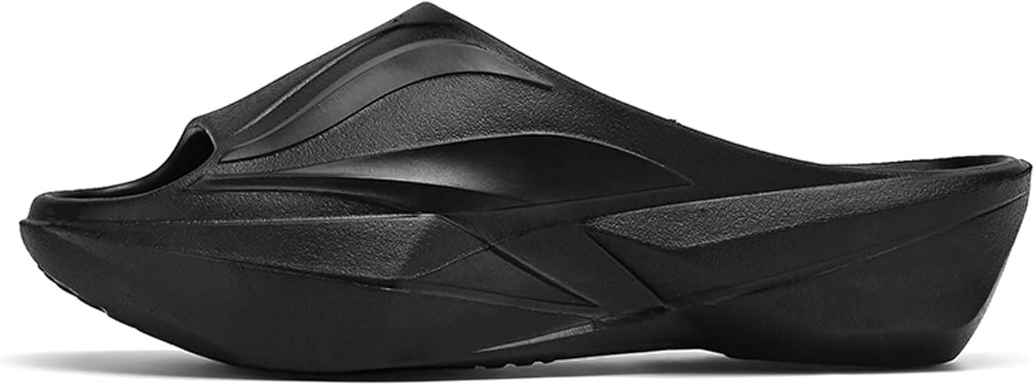 

Тапочки для душа на толстой подошве, похожие на какашки, обувь больших размеров для пар, легкая домашняя обувь Generic, черный