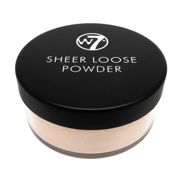 

Рассыпчатая пудра-фиксатор цвета слоновой кости, 16 г W7 Sheer loose powder, цвет ivory