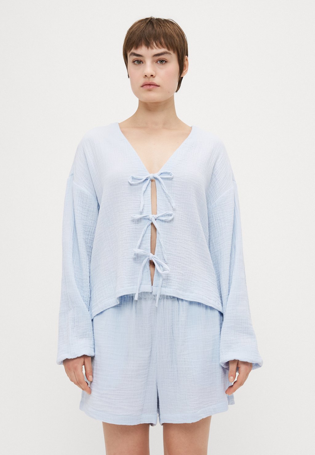 

Пижама Pyjama set Lindex, светло-голубой