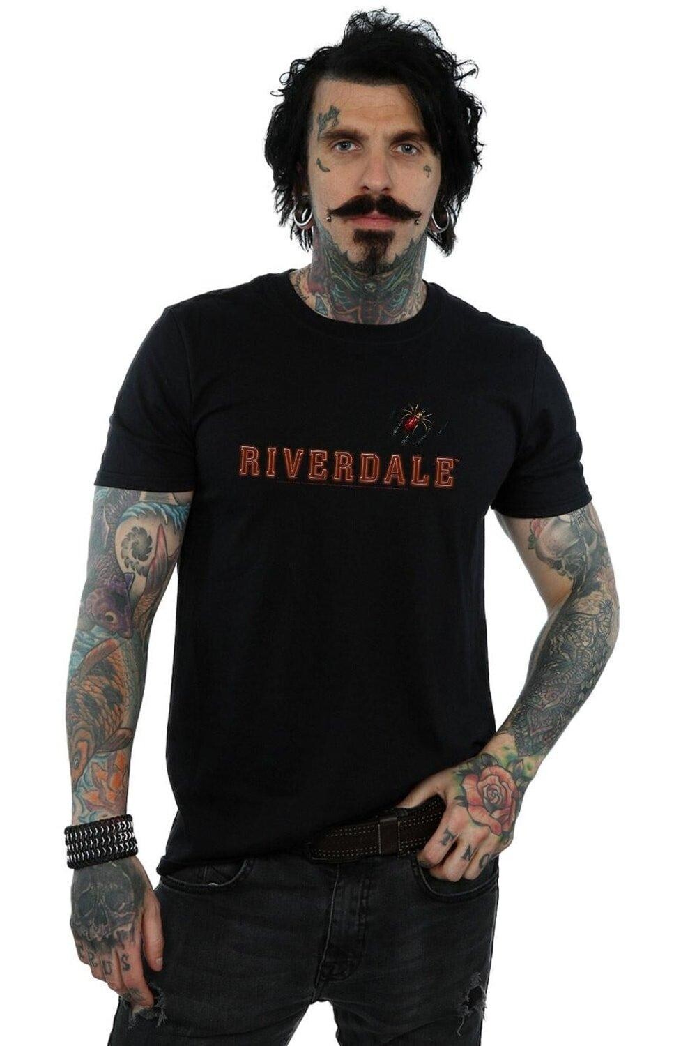 

Футболка с брошью-пауком Riverdale, черный