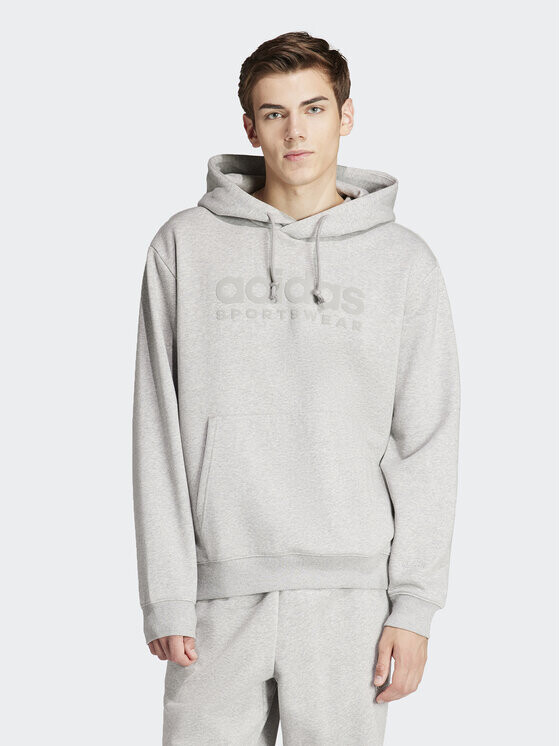 

Толстовка свободного кроя Adidas, серый