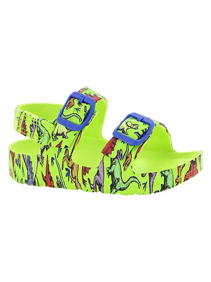 Сандалии зеленые Dinosaur