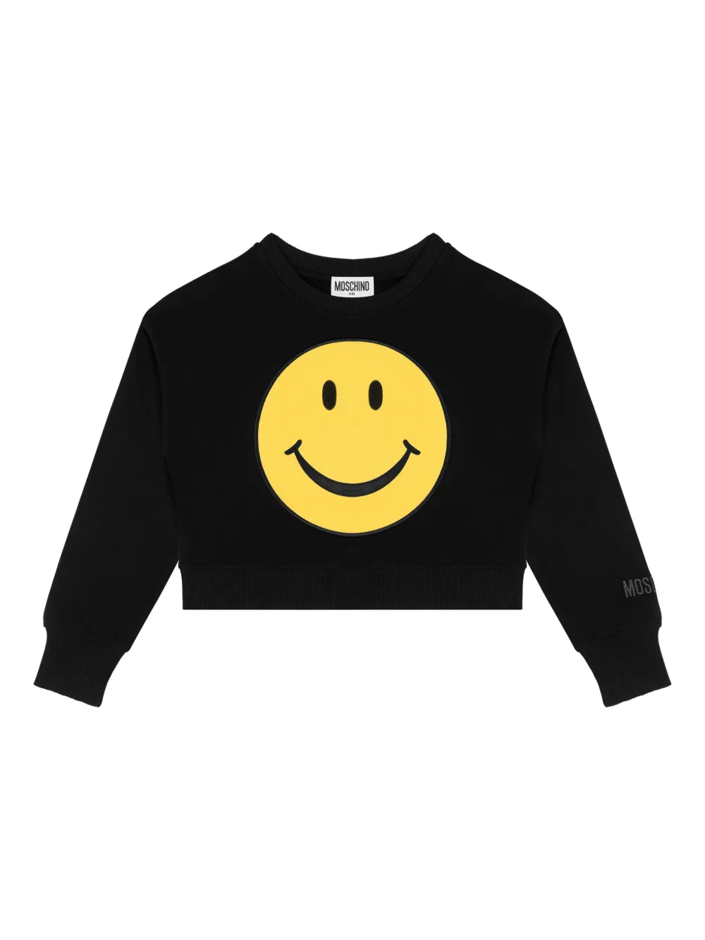 

Свитер с логотипом Moschino Kids, черный