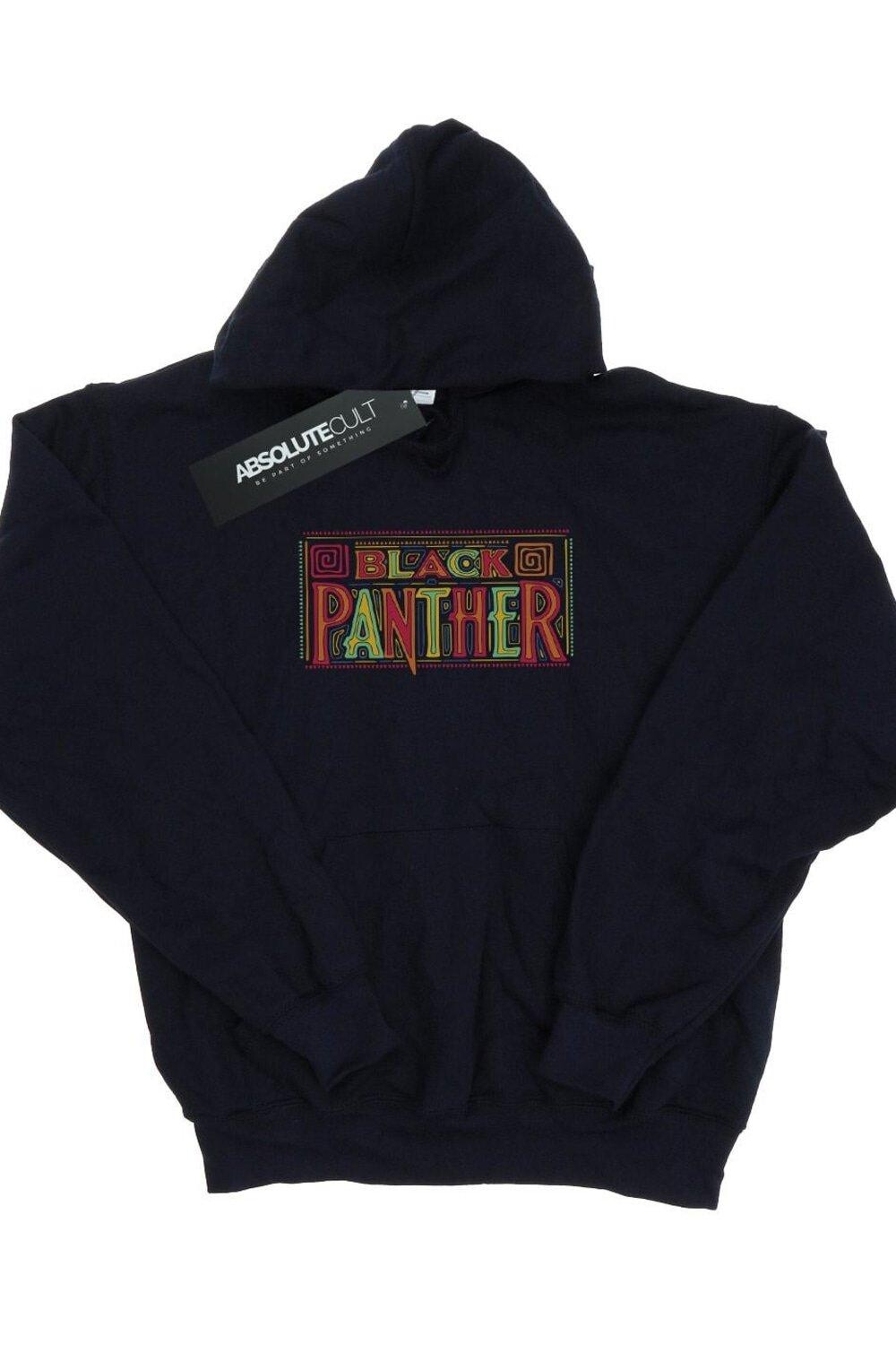 

Толстовка с логотипом Black Panther Marvel, черный