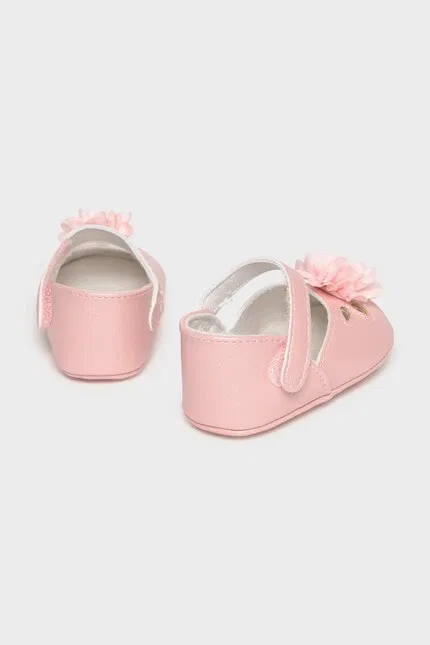 Ботинки детские из экокожи Mayoral Newborn, розовый — фото 2