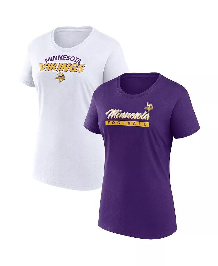 

Женская футболка Minnesota Vikings Risk Combo Pack Fanatics, мультиколор