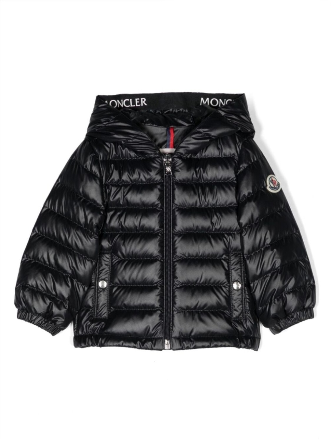 

Moncler Enfant пуховик Sesen с капюшоном, синий
