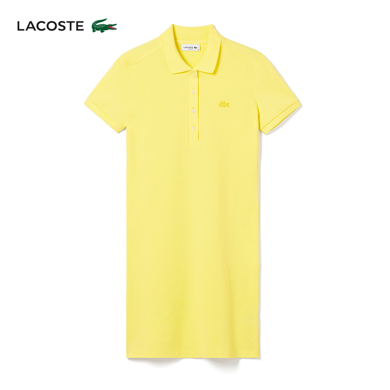 

Платье сплошное Lacoste с короткими рукавами, синий