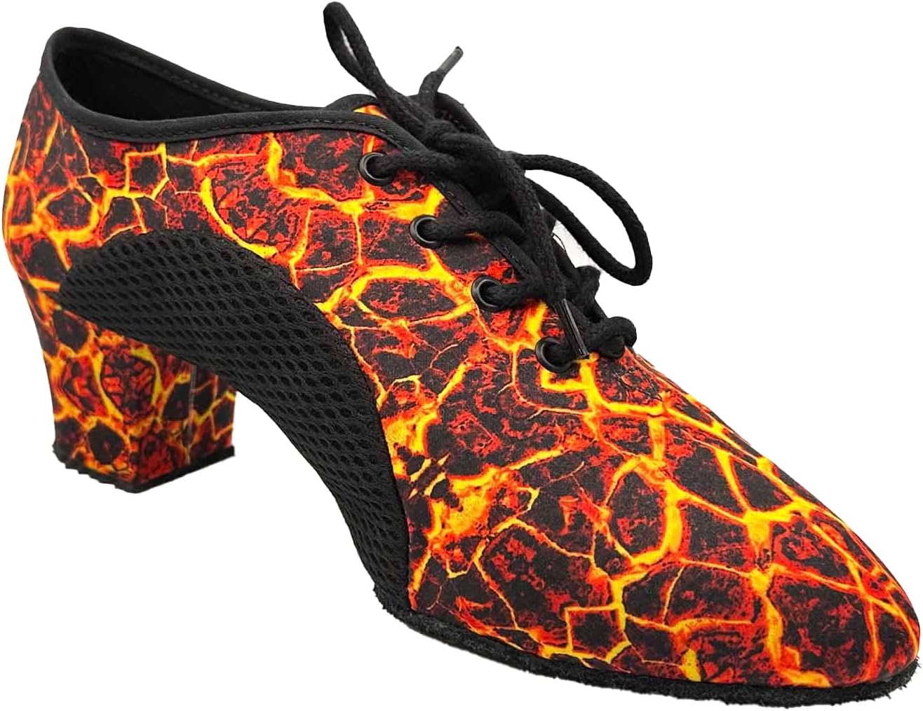 

Туфли для бальных танцев Danca Lace Up, каблук 4 см, вставки из сетки - Лейси Швиммер - Jive BL302 So Danca, Lava