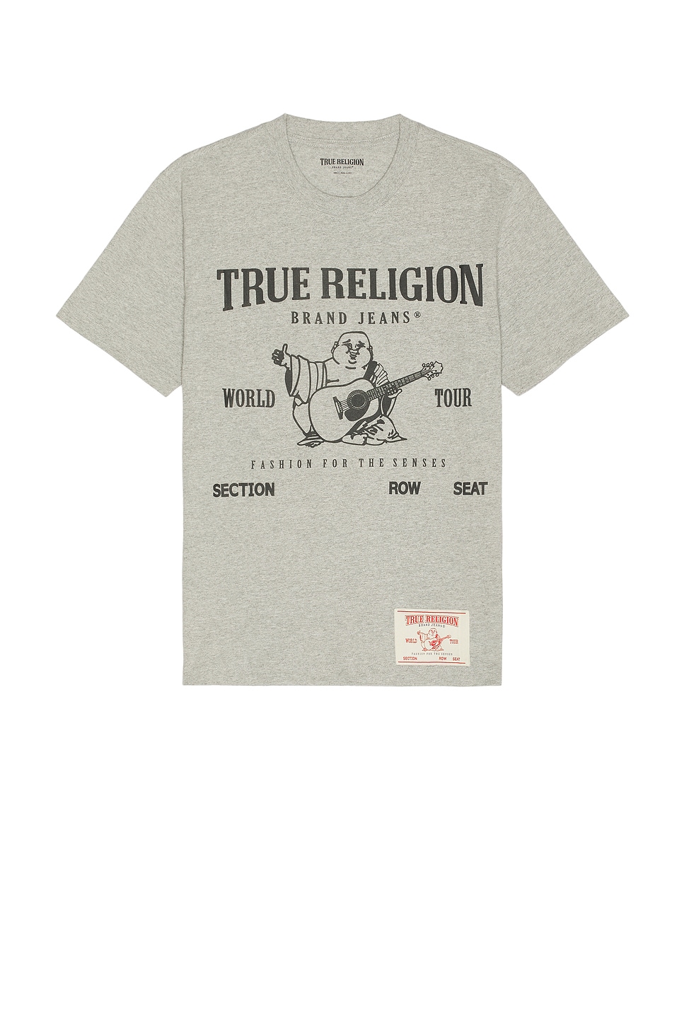 

Футболка с принтом Srs от True Religion, heather grey