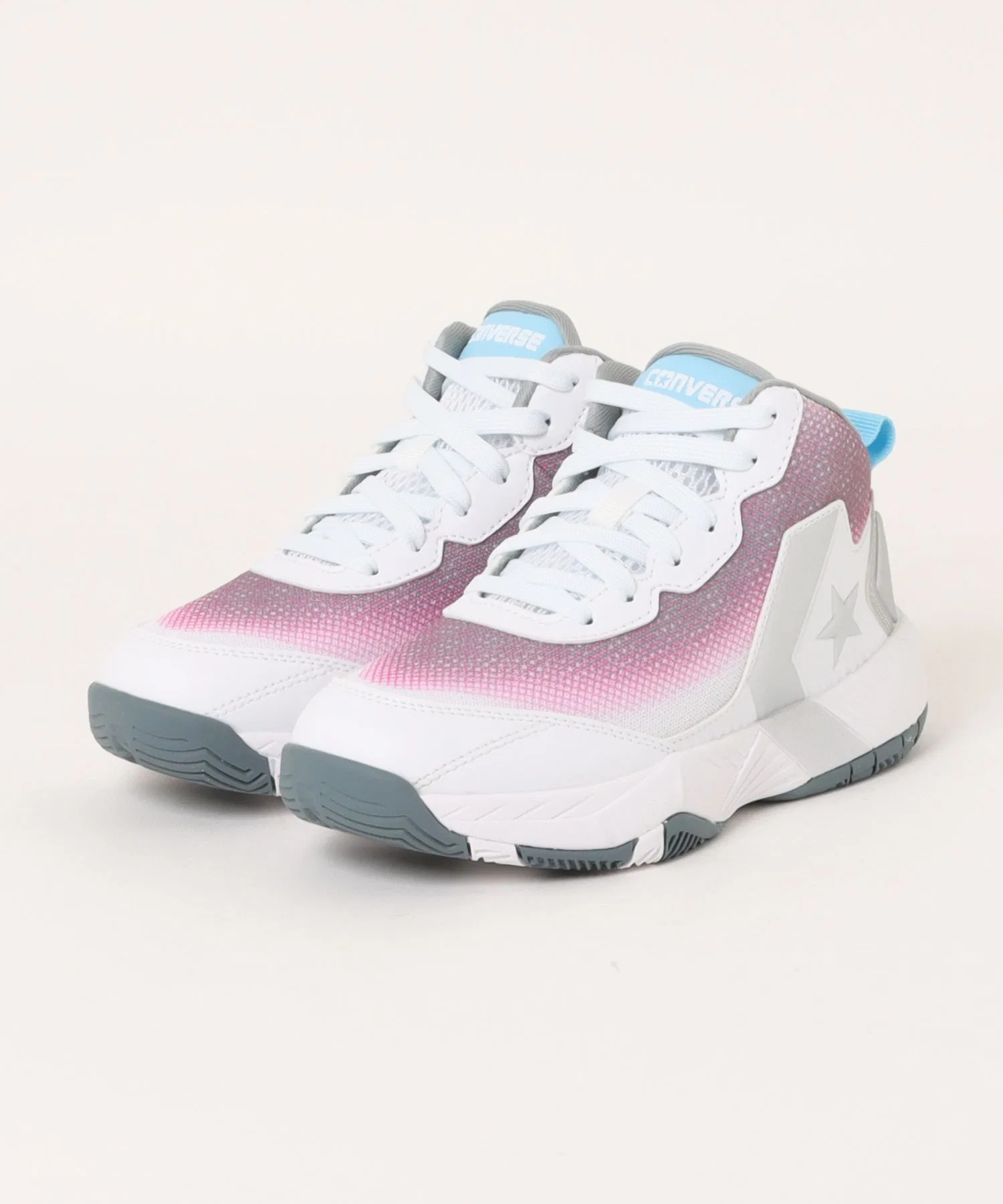 Детские кроссовки VICSTAR MID баскетбольные CONVERSE белые